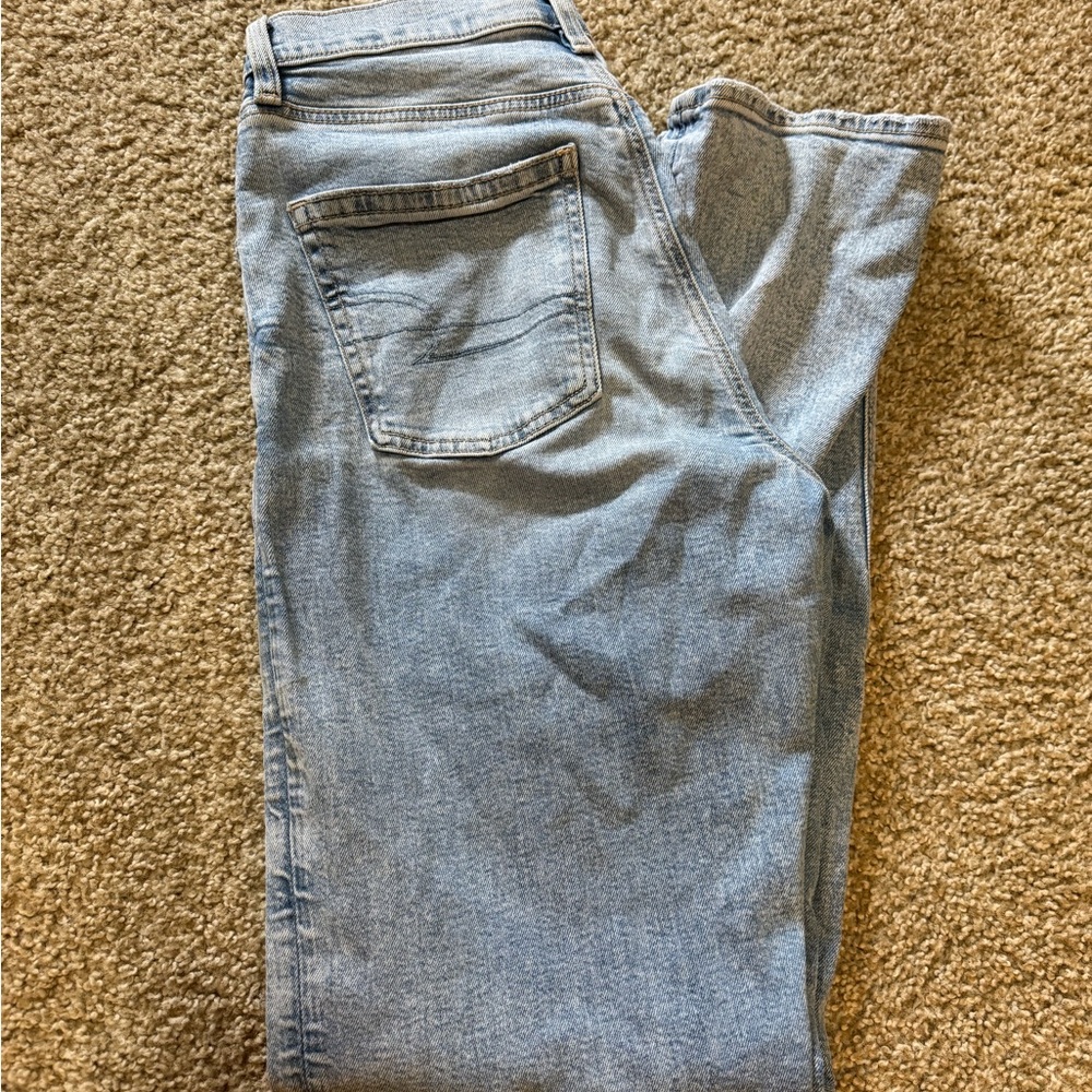 American Eagle Outfitters Blue Boyfriend Jeans Casual Style